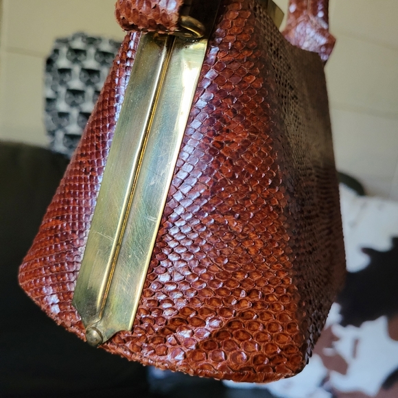 1940's Snakeskin Purse - Picture 10 of 12